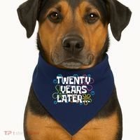 Twenty Years Later Funny 20th Birthday Gift USA-Made Doggie Bandana thumb 1