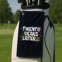 Twenty Years Later Funny 20th Birthday Gift Golf Towel thumb 2