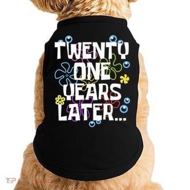 Twentyone Years Later Funny 21st Birthday Design Doggie Tank