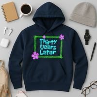 Thirty Years Later Funny 30 Year Old Birthday Party Hoodie thumb 3