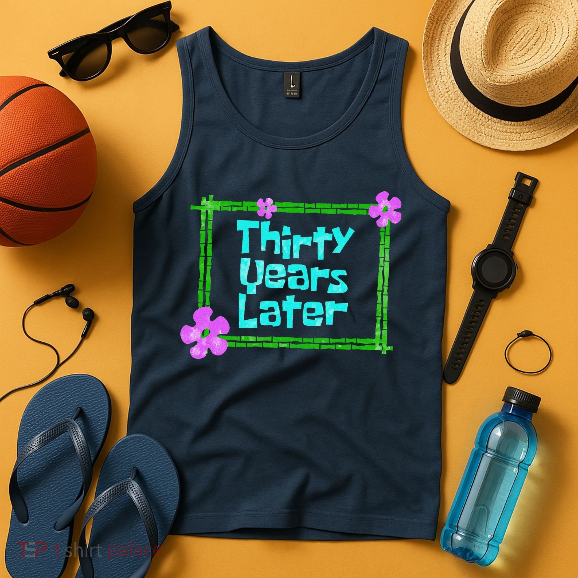 Thirty Years Later Funny 30 Year Old Birthday Party Tank Top