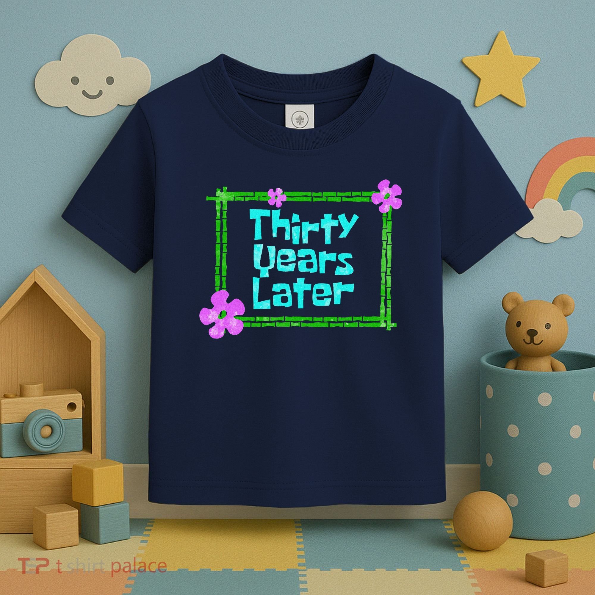 Thirty Years Later Funny 30 Year Old Birthday Party Toddler T-Shirt