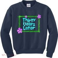 Thirty Years Later Funny 30 Year Old Birthday Party Kids Sweatshirt thumb 0