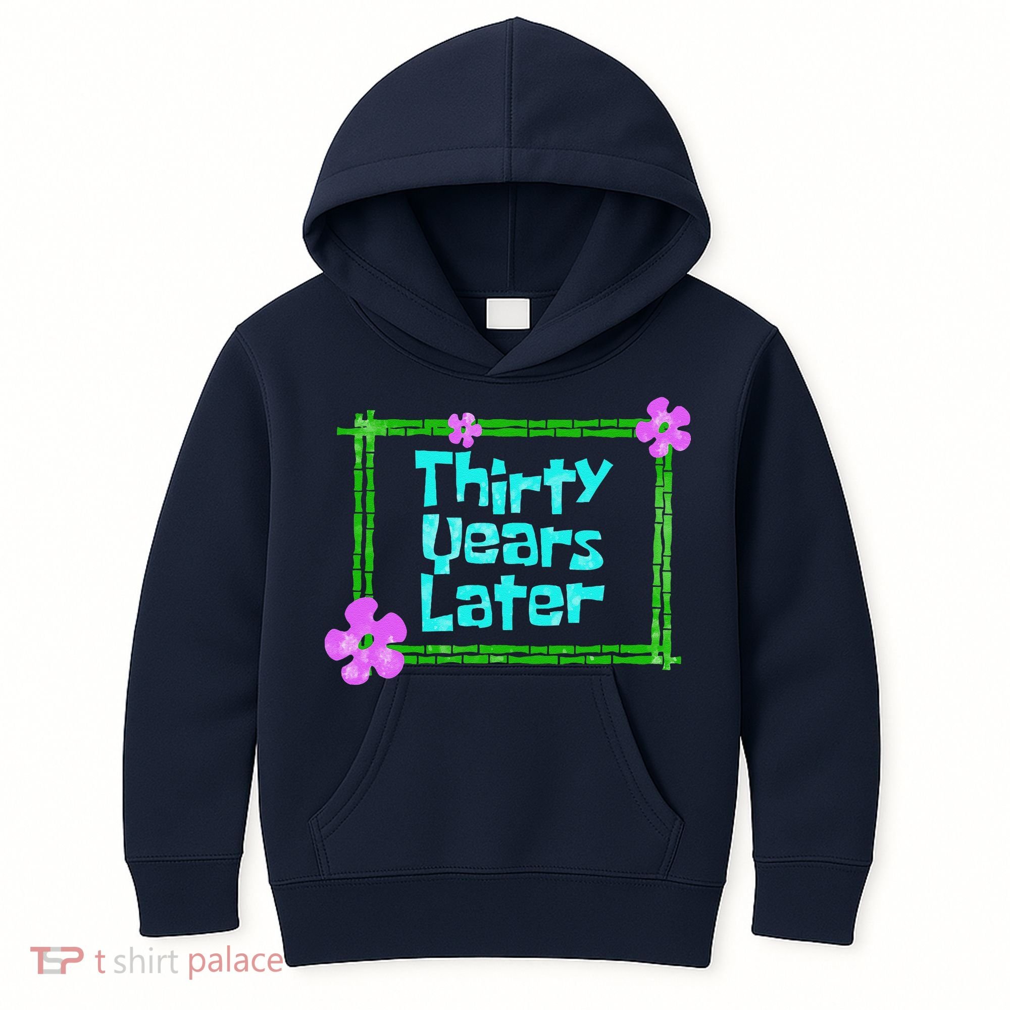 Thirty Years Later Funny 30 Year Old Birthday Party Kids Hoodie