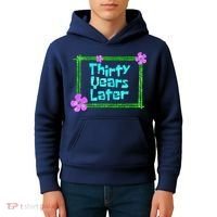 Thirty Years Later Funny 30 Year Old Birthday Party Kids Hoodie thumb 4
