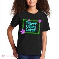 Thirty Years Later Funny 30 Year Old Birthday Party Kids T-Shirt thumb 2