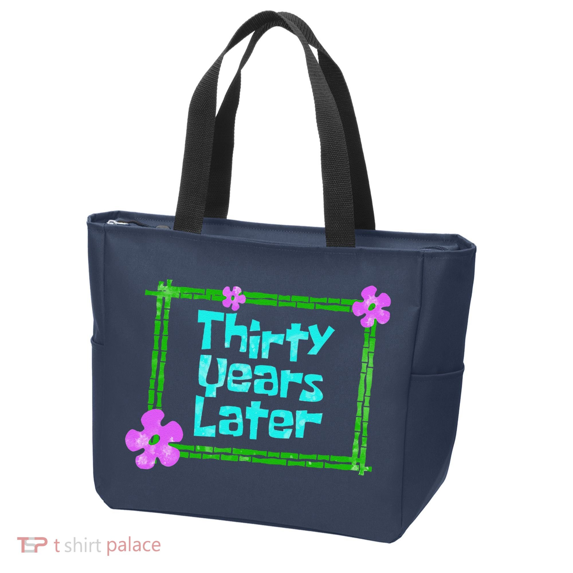 Thirty Years Later Funny 30 Year Old Birthday Party Tote Bag