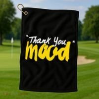 Thank You Mood Golf Towel thumb 1