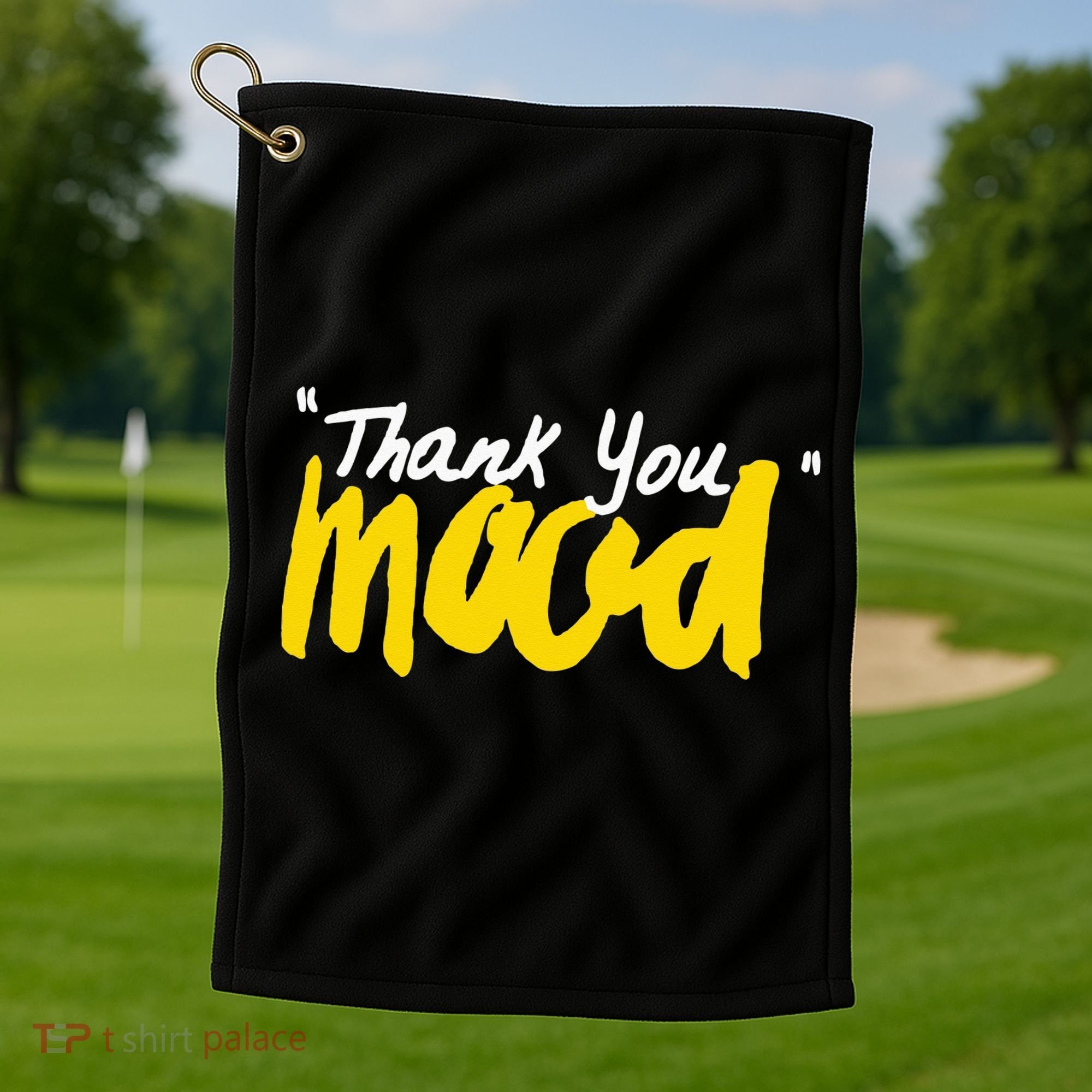 Thank You Mood Golf Towel