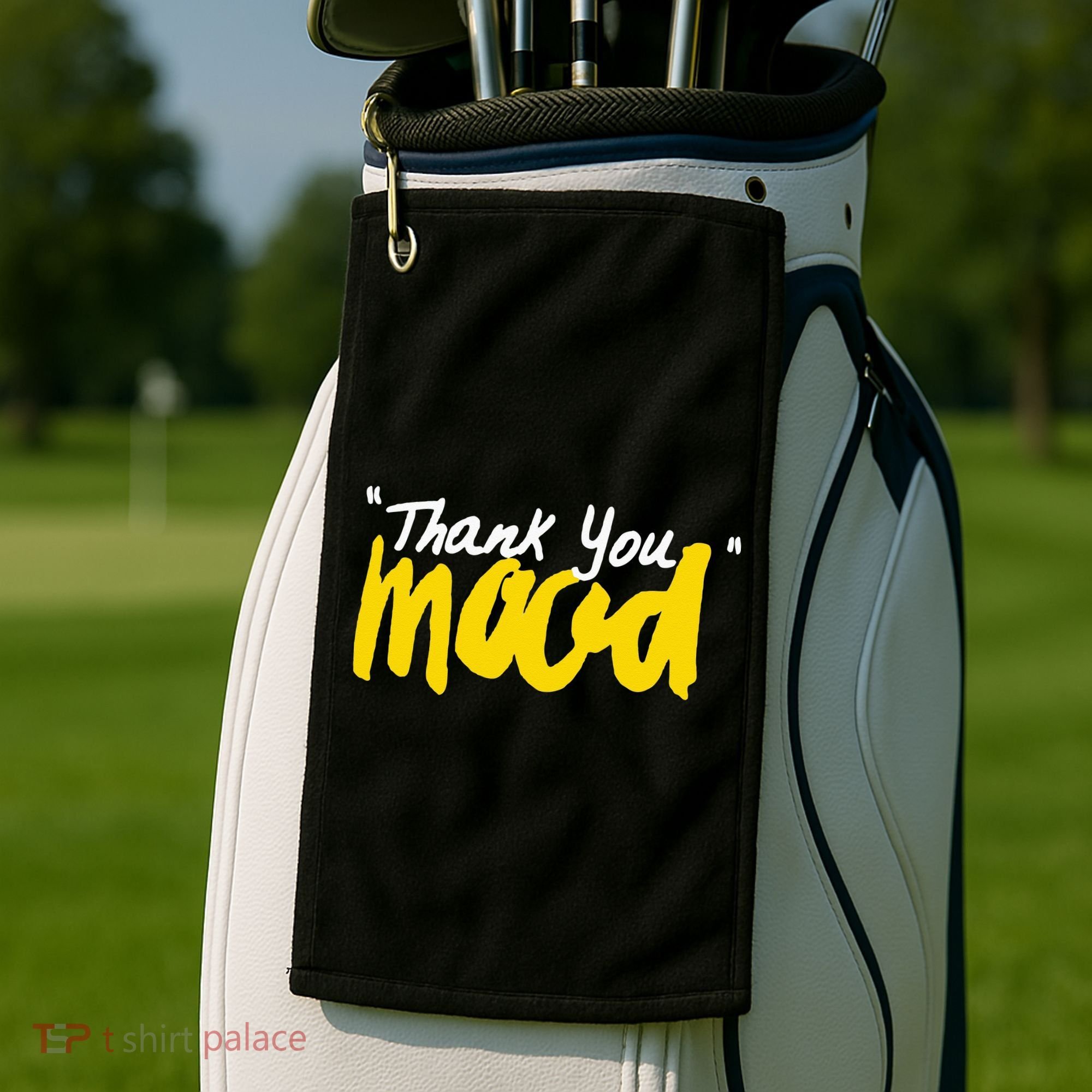 Thank You Mood Golf Towel