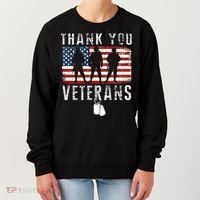 Thank You Military Veterans Gift Veterans Day Gift Women's Sweatshirt thumb 0