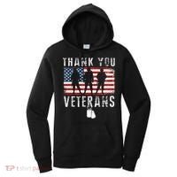 Thank You Military Veterans Gift Veterans Day Gift Women's Hoodie thumb 0