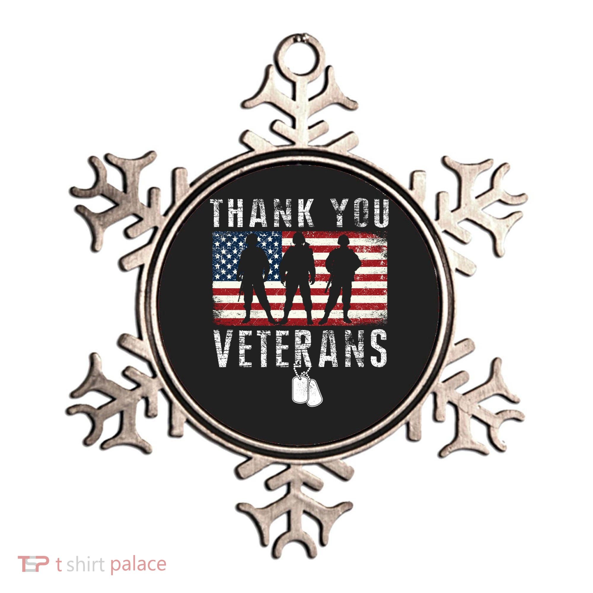 Thank You Military Veterans Gift Veterans Day Gift Ornament