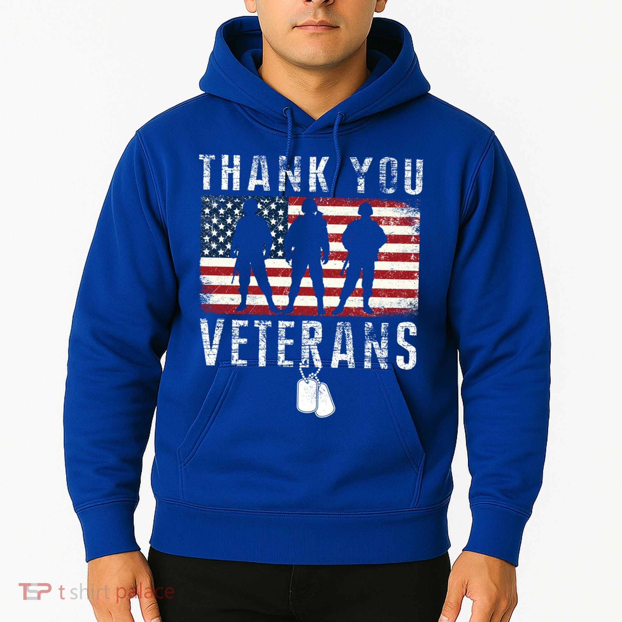 Thank You Military Veterans Gift Veterans Day Gift Hoodie