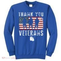 Thank You Military Veterans Gift Veterans Day Gift Sweatshirt thumb 0