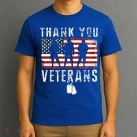 Thank You Military Veterans Gift Veterans Day Gift T-Shirt thumb 3