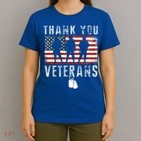 Thank You Military Veterans Gift Veterans Day Gift T-Shirt thumb 4