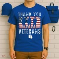 Thank You Military Veterans Gift Veterans Day Gift T-Shirt thumb 6