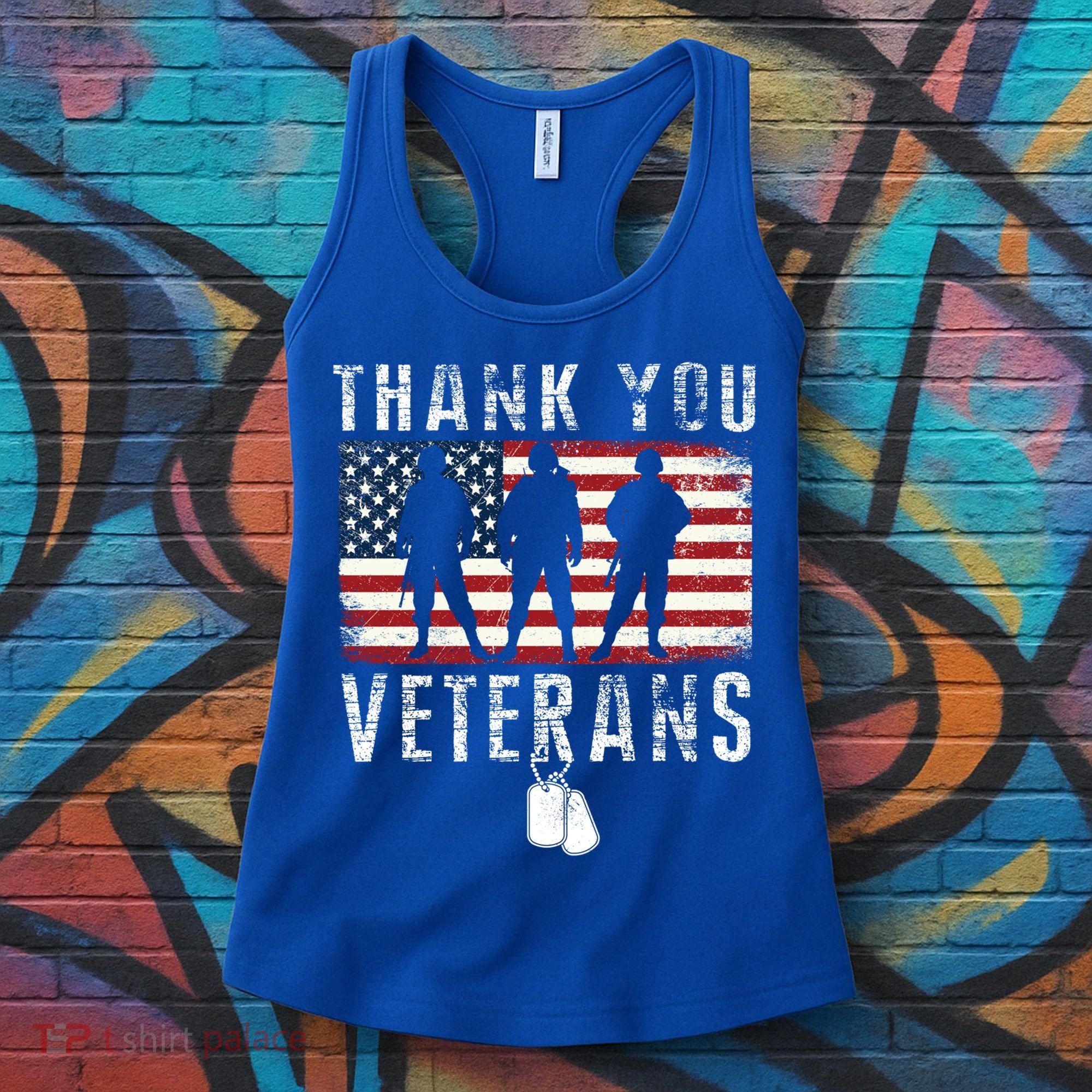 Thank You Military Veterans Gift Veterans Day Gift Women's Tank Top