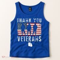 Thank You Military Veterans Gift Veterans Day Gift Tank Top thumb 2