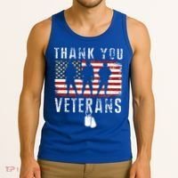 Thank You Military Veterans Gift Veterans Day Gift Tank Top thumb 3