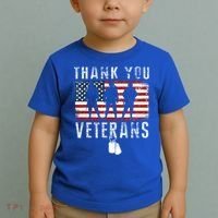 Thank You Military Veterans Gift Veterans Day Gift Toddler T-Shirt thumb 2
