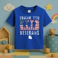 Thank You Military Veterans Gift Veterans Day Gift Toddler T-Shirt thumb 3