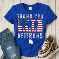 Thank You Military Veterans Gift Veterans Day Gift Women's T-Shirt thumb 3
