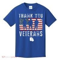 Thank You Military Veterans Gift Veterans Day Gift Kids T-Shirt thumb 0