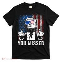 Trump You Missed Funny Trump Pro 2024 T-Shirt thumb 0