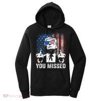 Trump You Missed Funny Trump Pro 2024 Women's Hoodie thumb 0