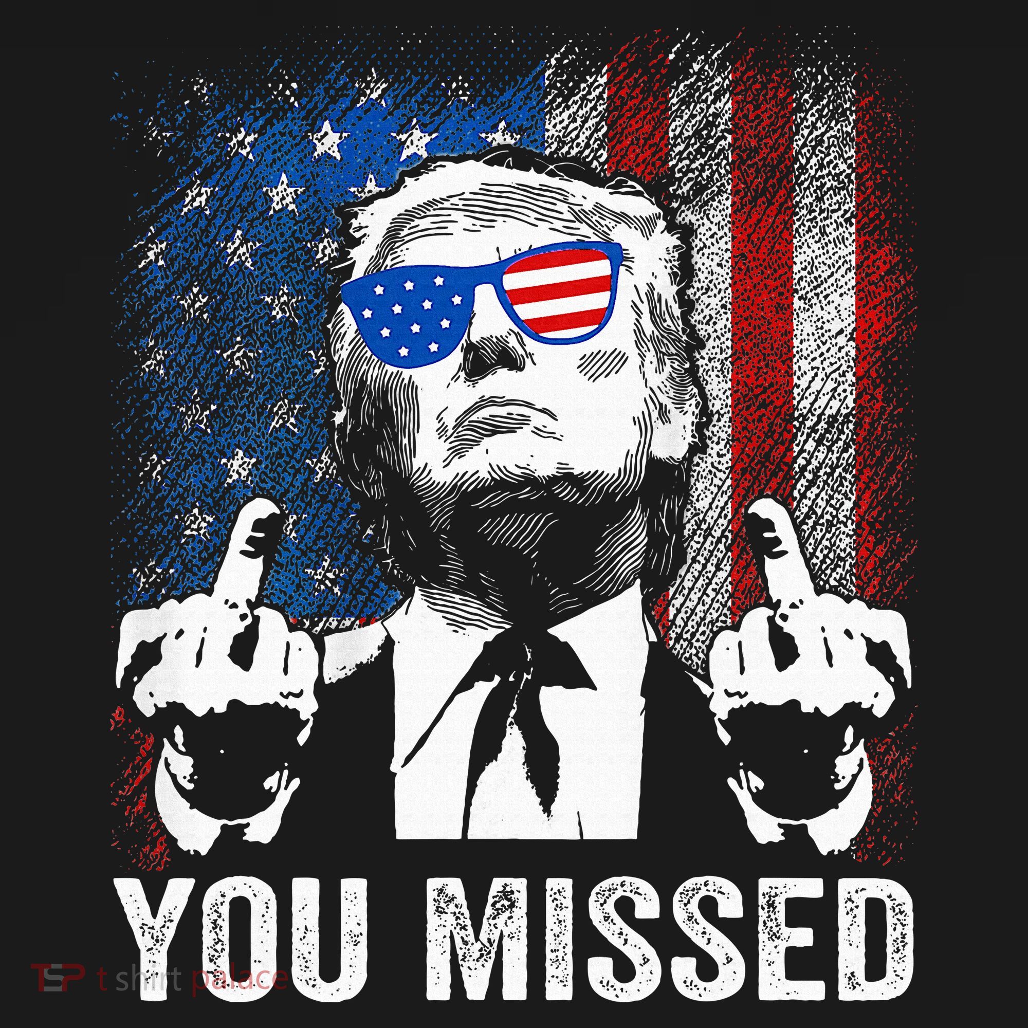 Trump You Missed Funny Trump Pro 2024 Women's Tank Top