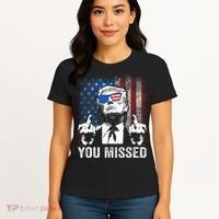 Trump You Missed Funny Trump Pro 2024 Women's T-Shirt thumb 4