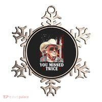 Trump You Missed Twice Western Cowboy Ornament thumb 0