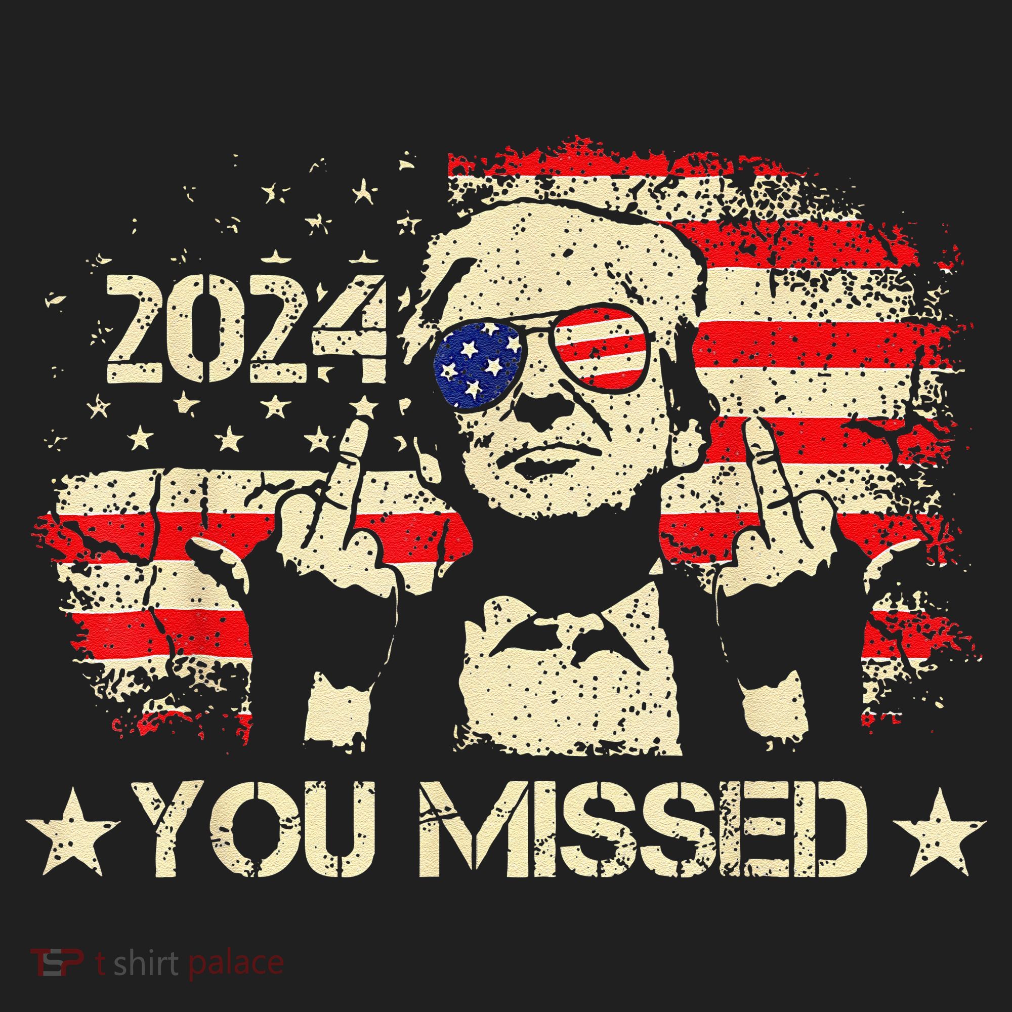 Trump You Missed Funny Trump 2024 Beanie