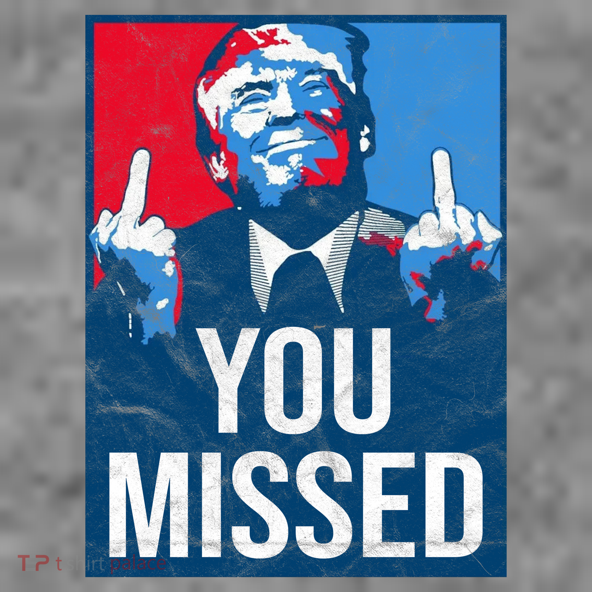 Trump You Missed Shooting Assassination Attempt Middle Finger Usa Patrioti Sweatshirt