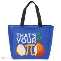 Thats Your Opinion Meme Pi Onion Pi Day Gift Tote Bag thumb 0