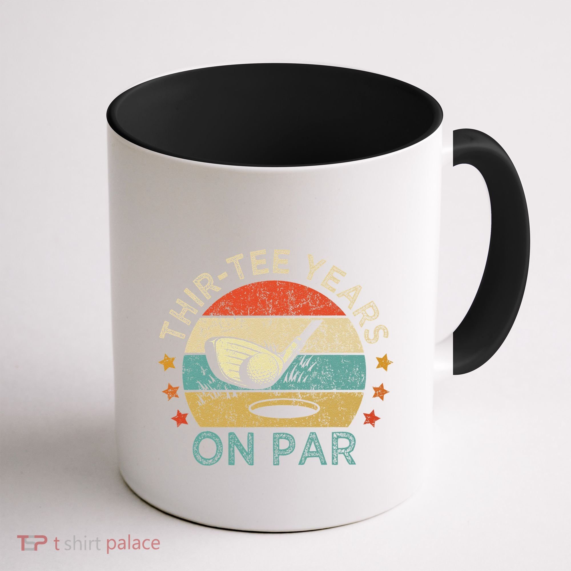 ThirTee Years On Par Funny 30th Birthday Golfer Coffee Mug