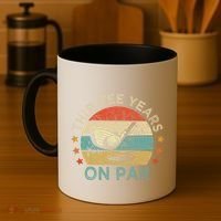 ThirTee Years On Par Funny 30th Birthday Golfer Coffee Mug thumb 4