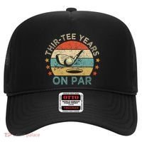 ThirTee Years On Par Funny 30th Birthday Golfer Hat thumb 0