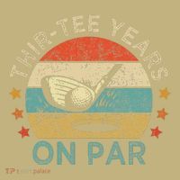 ThirTee Years On Par Funny 30th Birthday Golfer Hoodie thumb 7