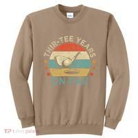 ThirTee Years On Par Funny 30th Birthday Golfer Sweatshirt thumb 0