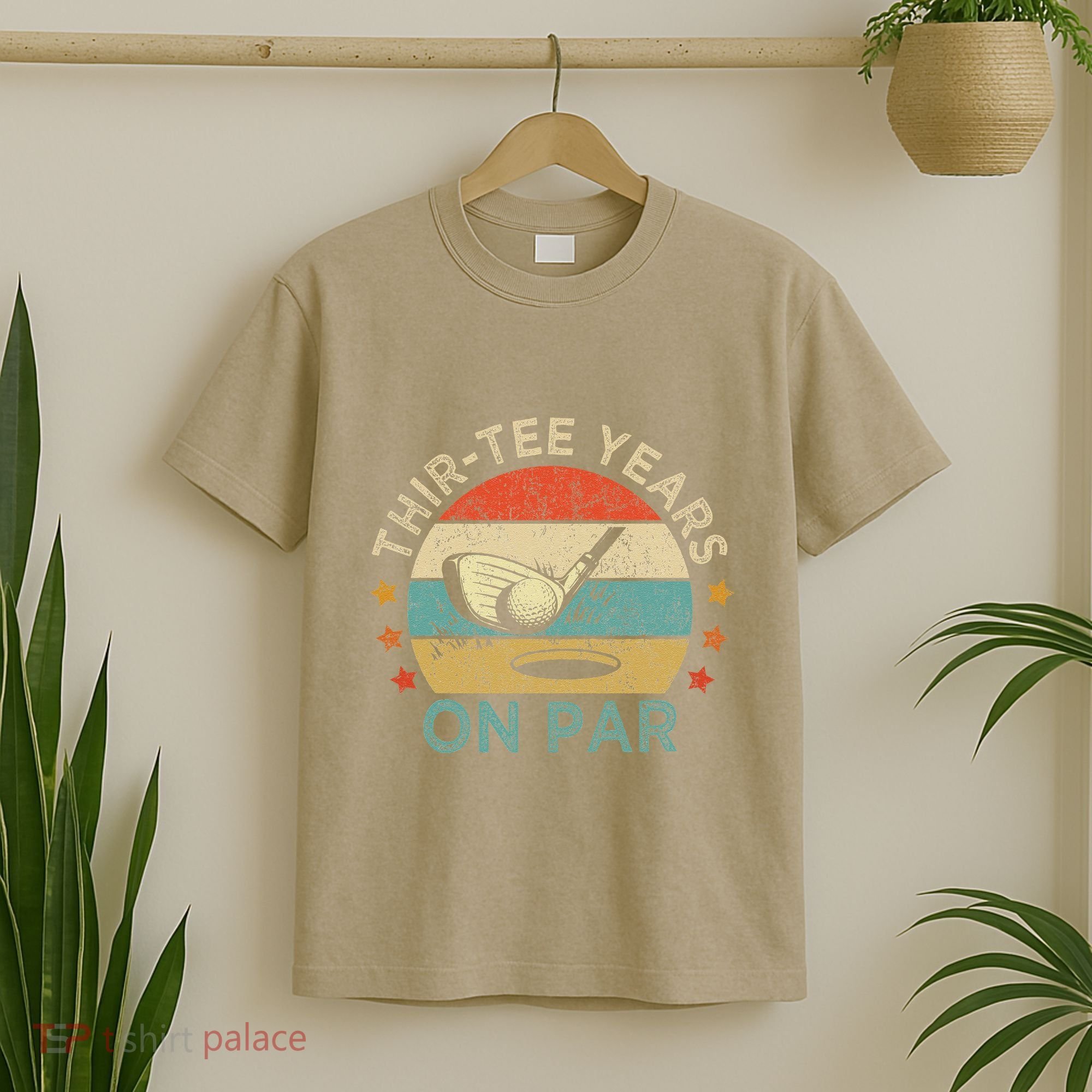 ThirTee Years On Par Funny 30th Birthday Golfer T-Shirt