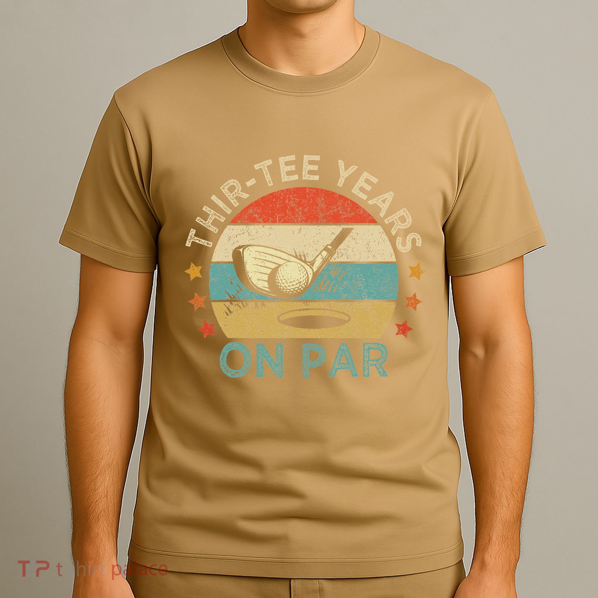 ThirTee Years On Par Funny 30th Birthday Golfer T-Shirt