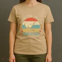 ThirTee Years On Par Funny 30th Birthday Golfer T-Shirt thumb 4