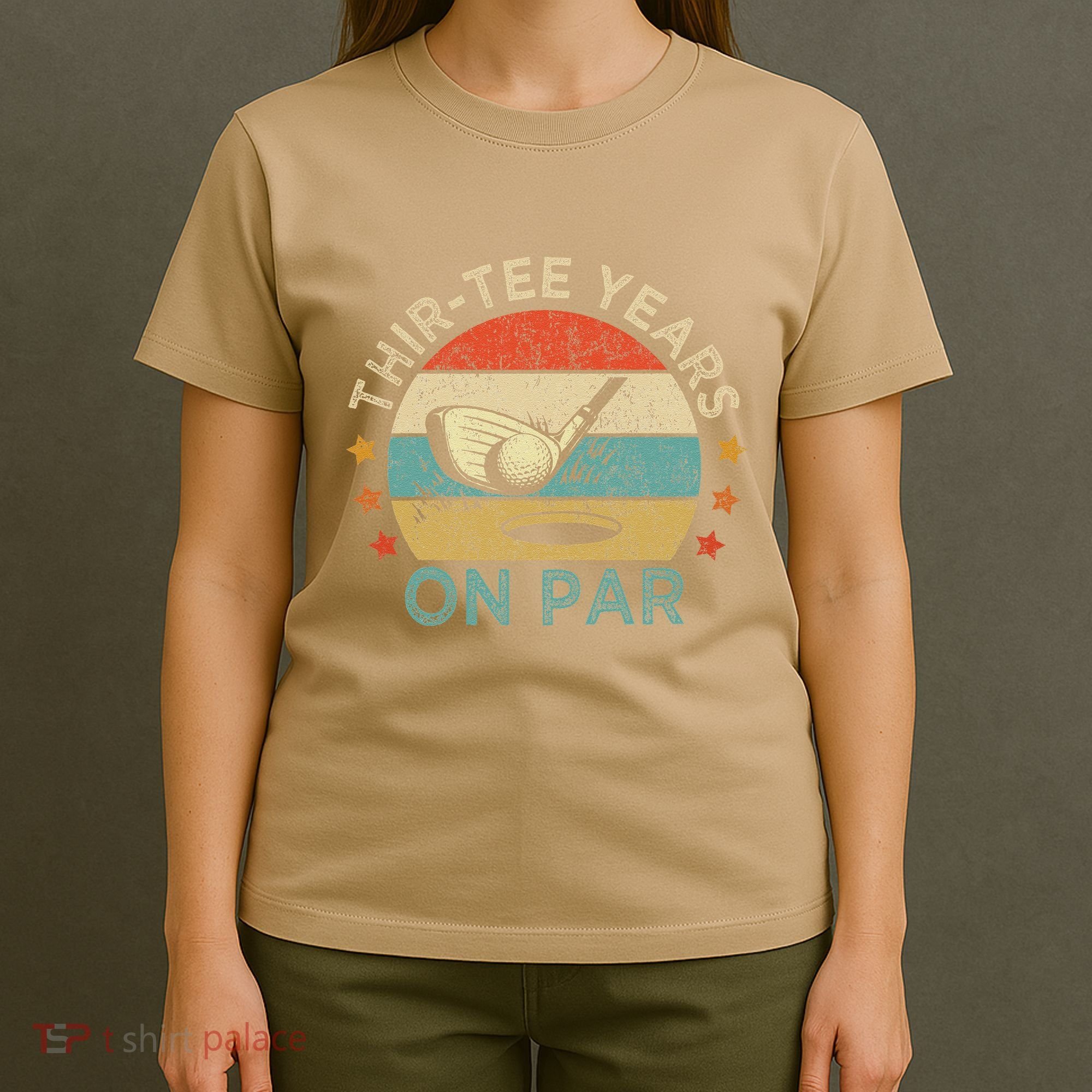 ThirTee Years On Par Funny 30th Birthday Golfer T-Shirt
