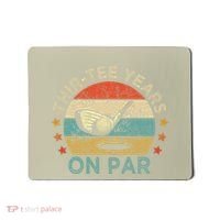 ThirTee Years On Par Funny 30th Birthday Golfer Mousepad thumb 0