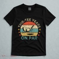 Thirtee Years On Par Funny 30th Birthday Golfer T-Shirt thumb 5