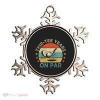 Thirtee Years On Par Funny 30th Birthday Golfer Ornament thumb 0