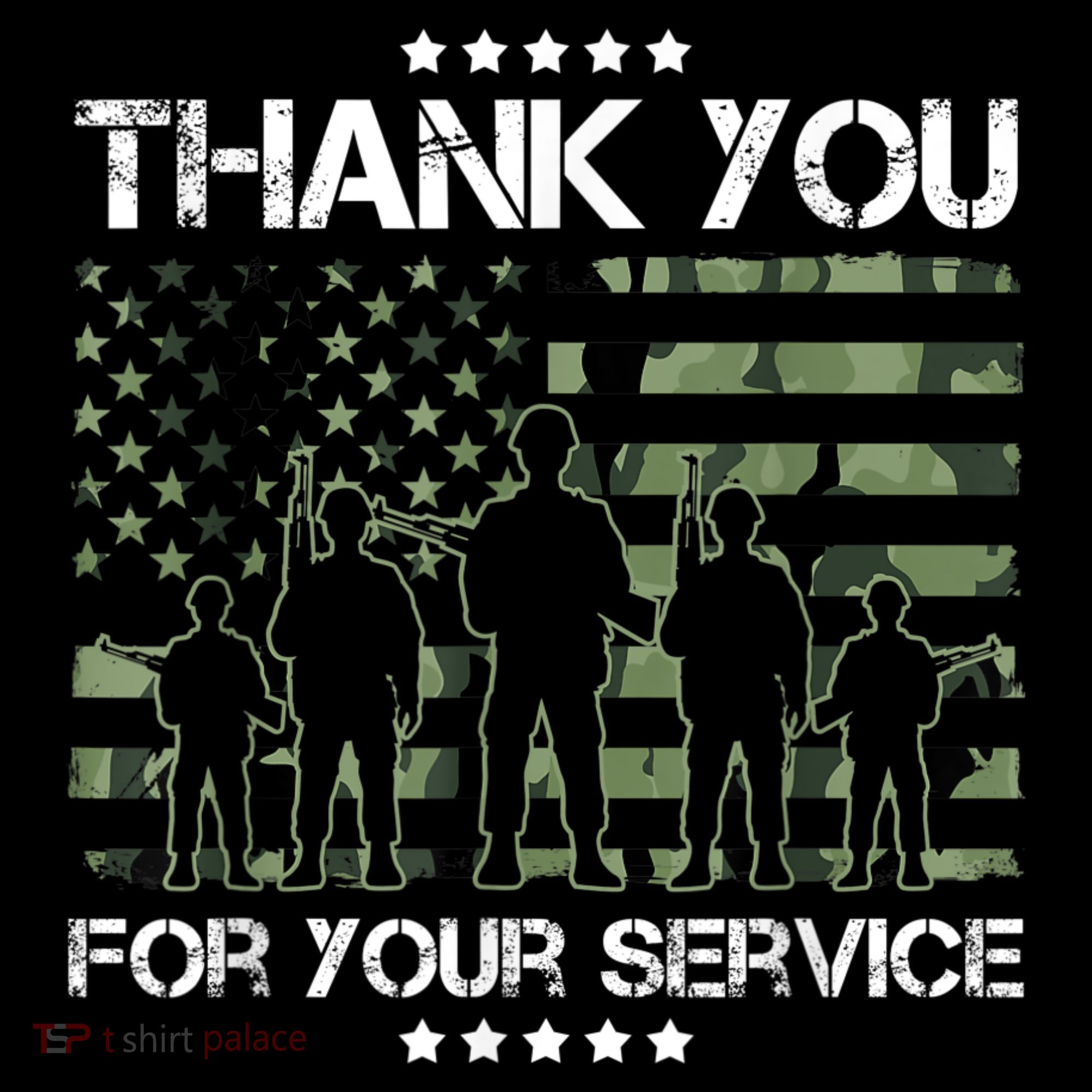 Thank You Patriotic Veteran Memorial Day USA Camouflage Coffee Mug